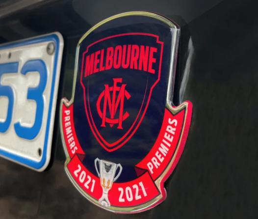 Melbourne Demons AFL Premiers 2021 car decal 2