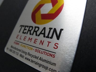 Terrain Elements -Print and Anodise example